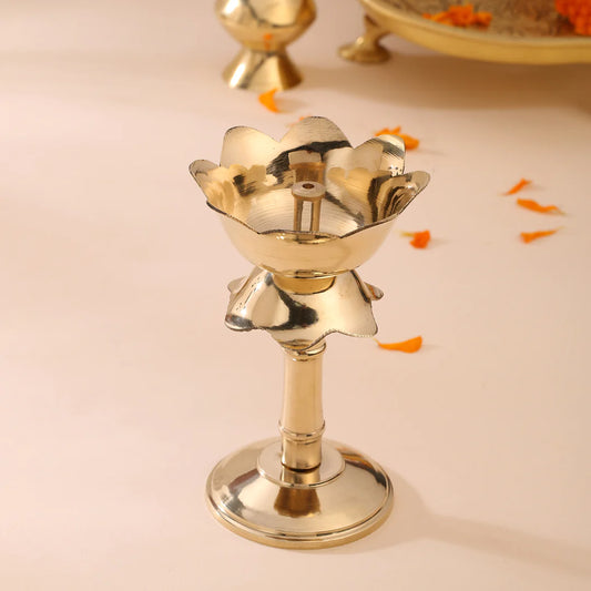 Brass Decorative Lotus Diya