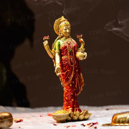 Standing Laxmi Idol (10 Inches )