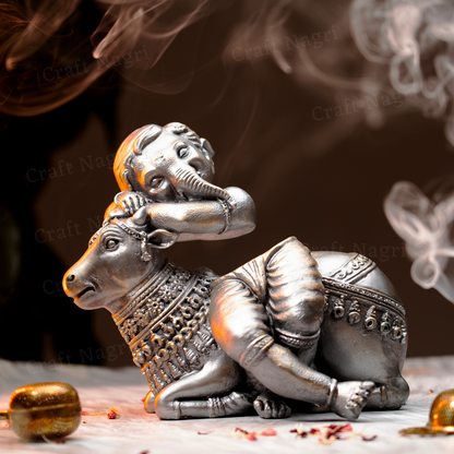 Nandi Ganesha (8.5 Inches)