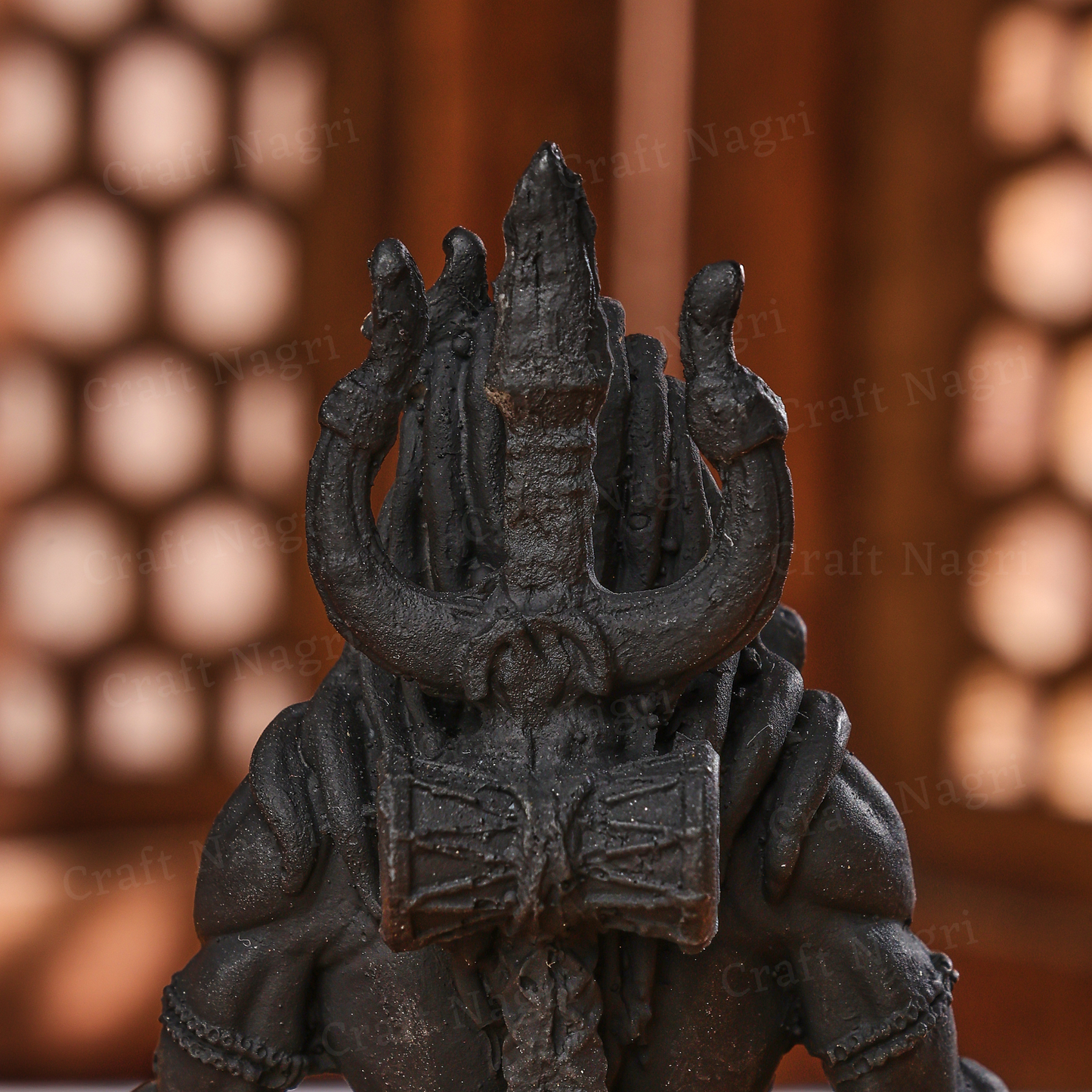 Mahayogi Shivji Car Dashboard Idol with Trishul (4 Inches)