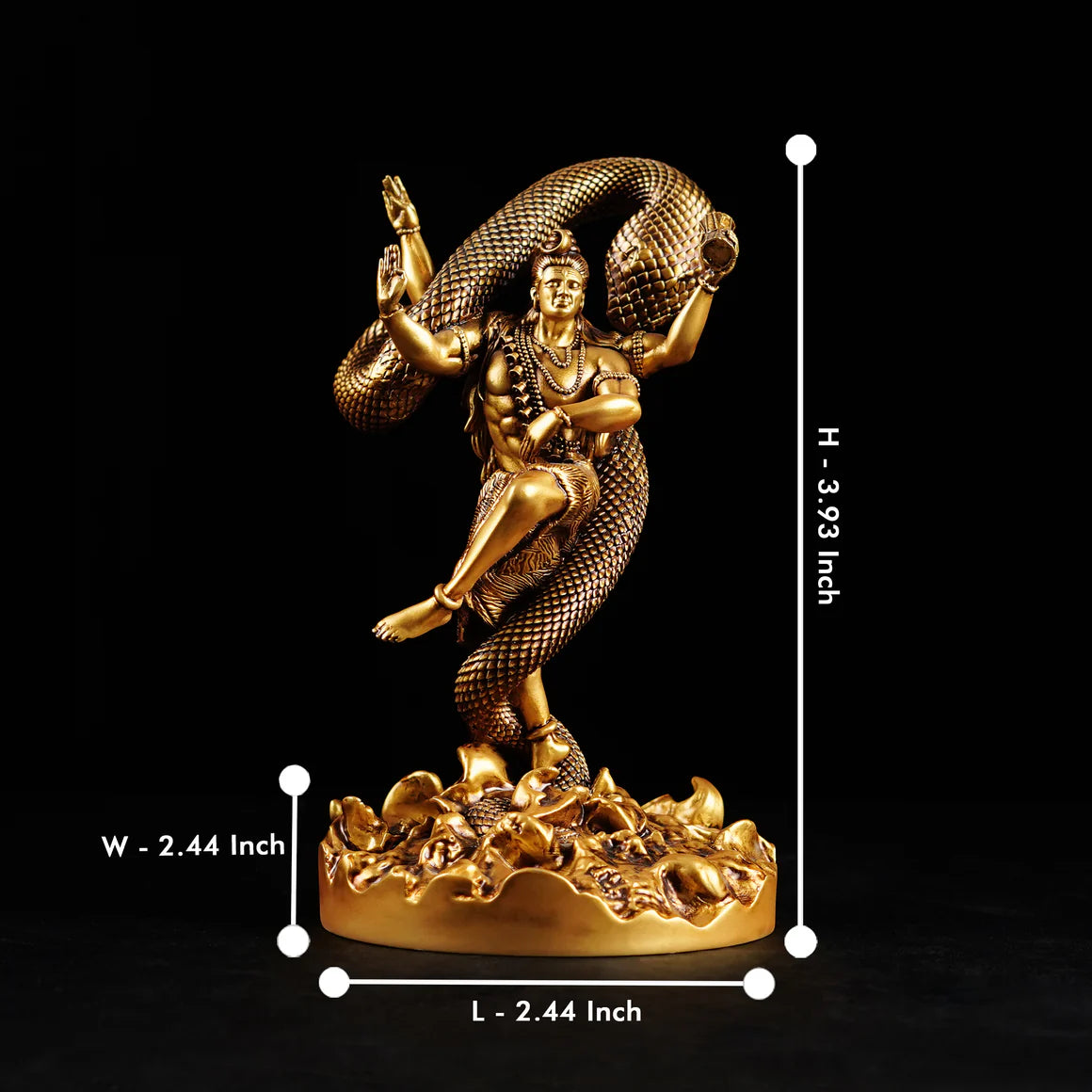 Mystical Shiva Car Dashboard (6 Inches)