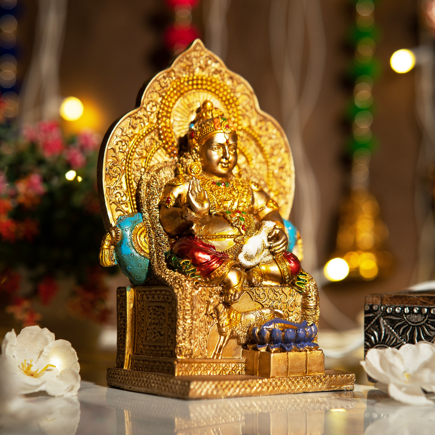 Kuber Ji God Idol (Murti) ( 7 Inches)