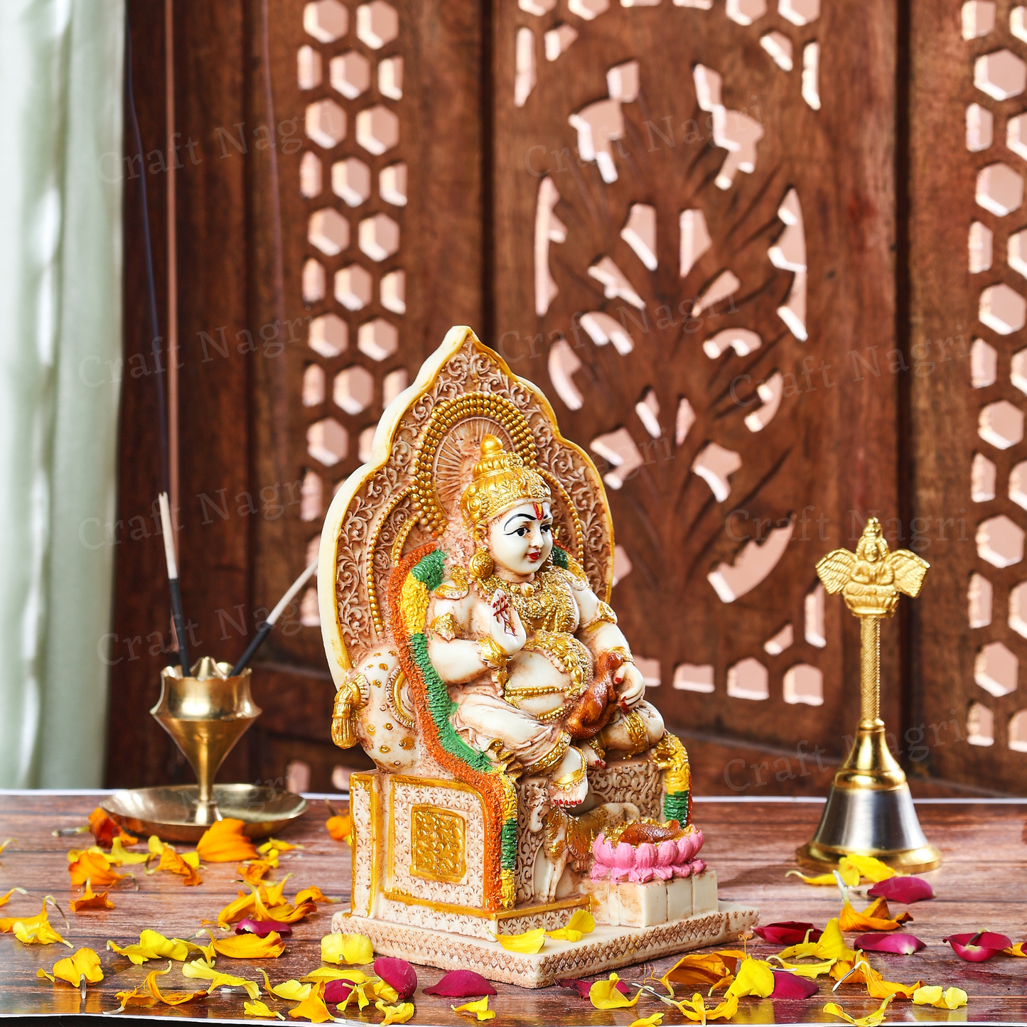 Kuber Ji God Idol (Murti) ( 7 Inches)