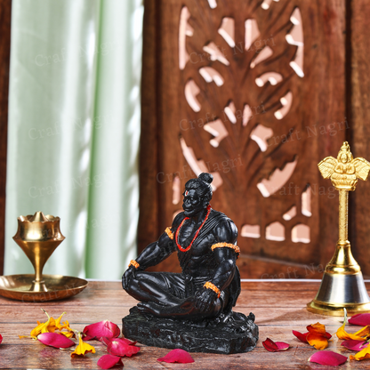 Meditating Hanuman Ji  Car Dashboard Idol (3.5 Inches)