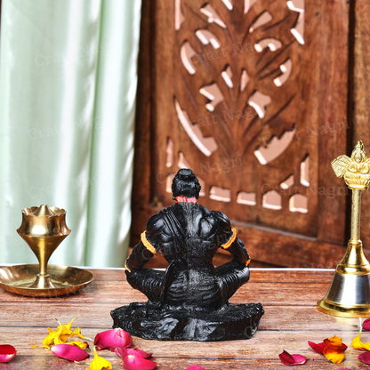 Meditating Hanuman Ji  Car Dashboard Idol (3.5 Inches)